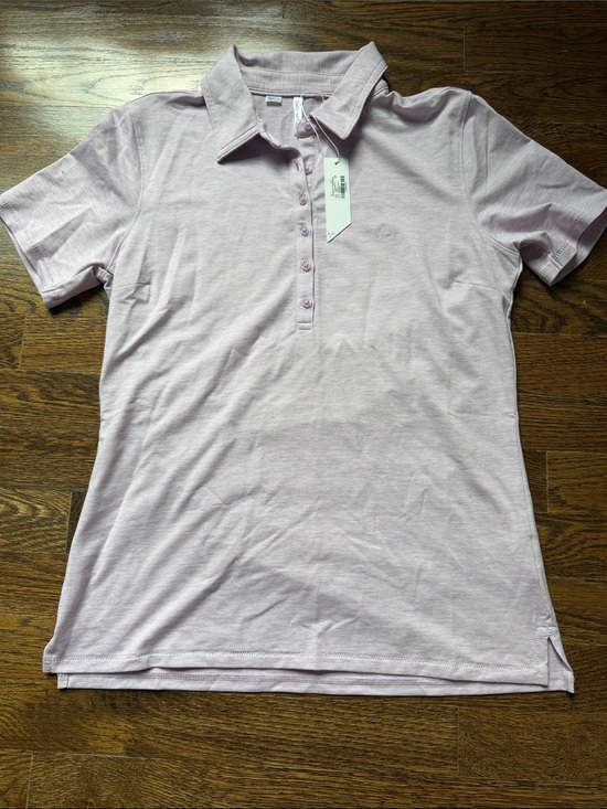 Travis Mathew Tops - 🌟NWT🌟 Travis Mathew Featherweight Heather Orchid Short Sleeve Polo- S